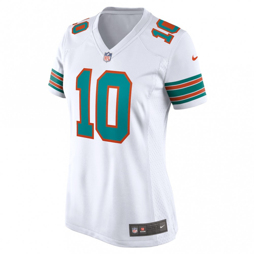 Tyreek Hill Miami Dolphins Nike Women's Game Jersey - White-GridironStore
